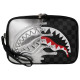Sprayground Νεσεσέρ Silver Side Drip Black Check Toiletry Brick Bag